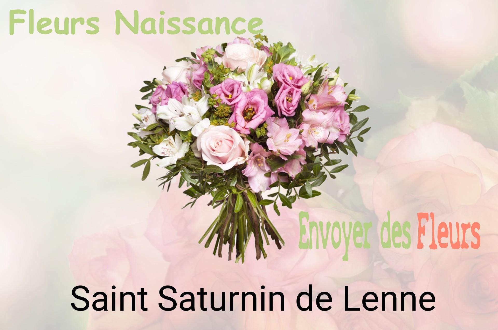 Bouquet de fleurs de naissance livré à Saint-Saturnin-de-Lenne